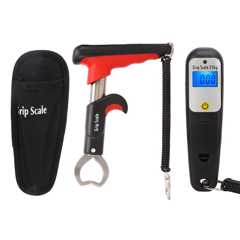 Fish Lip Grabber Gripper Fish Scale Fishing Tool with Digital