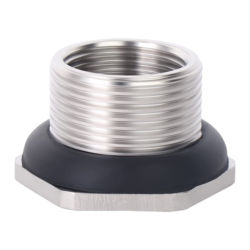 TAISHER 2PCS 304 Stainless Steel 1/2'' FPT Bulkhead Tank Connector