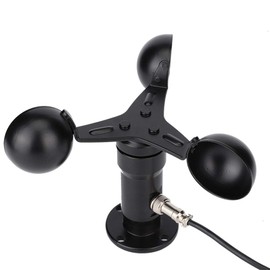 Wind Speed Sensor Arduino, Wind Speed high Strength Anti- Corrosion Strong for Solar Weather Station for Weather Station for Outdoor Indoor Sensor