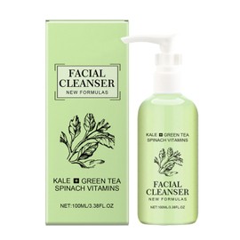 Gentle Facial Cleanser, 100 ml Cleansing Cream Daily Cleanser - Facial Cleansing Exfoliating Face Cleanser for All Skin Types, Cleansing Foam for Dry Skin - Oily or Acne Prone Skin