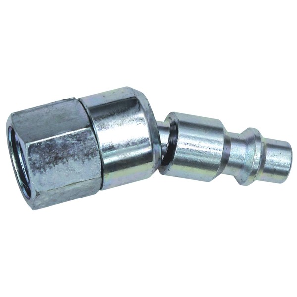 Tru-Flate 12-233 Steel Air Line Swivel Coupler Plug (1/4" 'I/M
