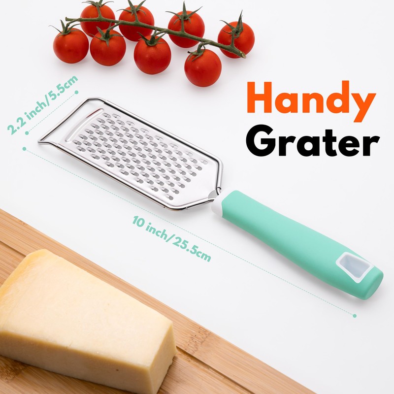 Rainspire Professional Cheese Graters for Kitchen Stainless Steel Handheld, Metal