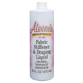 Aleene's Fabric Stiffener and Draping Liquid, Quick Drying, Nontoxic, For Stiffening and Shaping Fabrics, 16 oz