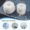 1 Pcs 20 Meter 200 Clips Vertical Blind Bottom Chain,Vertical