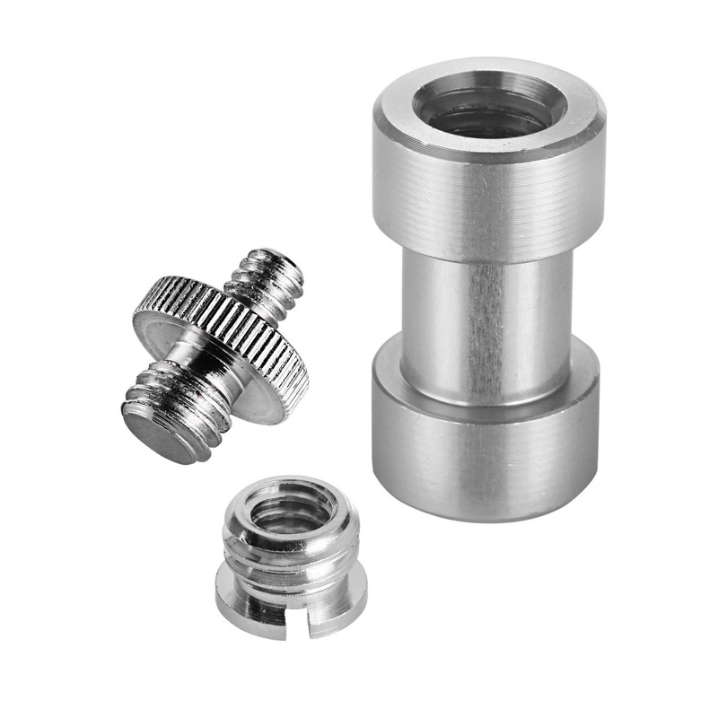 Neewer® 15 Pieces 1/4" 3/8"Metal Threaded Screw Converter Adapter for