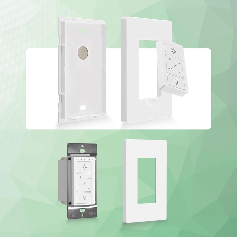 Light Switch, Smart Dimmer Switch with Wireless Remote Control, Single