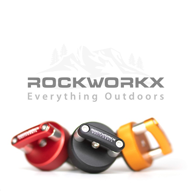 ROCKWORKX Billet Aluminum JKU Hard Top Quick Removal Fastener Thumb