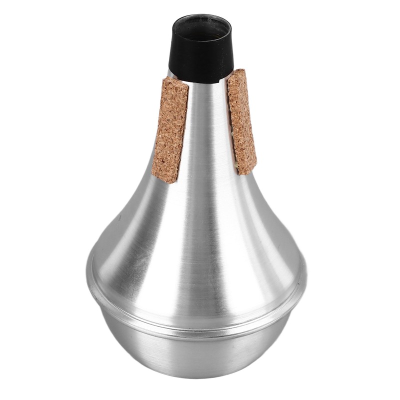 Trumpet Practice Mute Lightweight Aluminum Alloy Soft Cork Noise Reduction