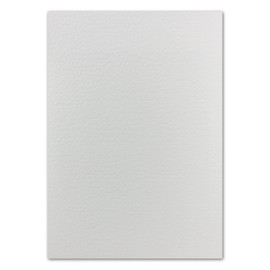 Pack of 20 DIN A5 Hammered Cardboard, Colour: White, 14.8 x 21 cm, 250 g per m², Single Card without Fold, Ideal for Crafts, Scrapbooking, Greeting Cards