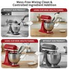 EasyBlend Pouring Chute for KitchenAid Mixer & Flour Funnel for