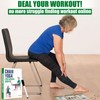 COARVXA Chair Yoga Workouts for Elderly-58 Exercise Cards with Chair