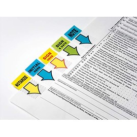 Post-it 680SD2 - Bandera de mensaje de fecha y letra, 1 pulgada x 1-3/4 pulgadas, 100/PK, verde