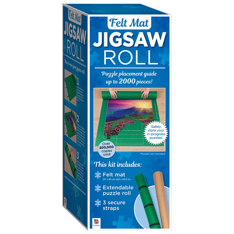 Felt Mat Jigsaw Roll-Preserve Jigsaw Progress - Store Jigsaws Compactly
