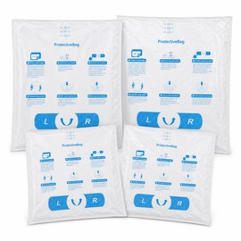 Expanding Foam Packaging Variety 4-Pack — Shock-Absorbing Self-Foaming Bags for Secure Shipping of PCs, Precision Instruments & Fragile Items (2x 18"x24", 2x 18"x18")