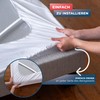 WRAPPYBAG 160 x 200 cm Cotton Bed Cover with Elasticated