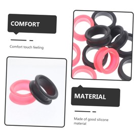 Healeved Pet Shear Ring Set 10pcs Hairdressing Scissor Finger Protector Scissor Ring for Home Salon
