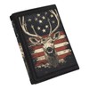 GIFTPUZZ Boys Sports Wallets American Flag with Deer Camo Wallet