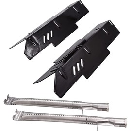 Criditpid Grill Parts for Dyna-Glo DGF350CSP, DGF350CSP-D Grill Models. Grill Heat Plate Shields, Burner Tubes Replacement for Dynaglo DGF350CSP.