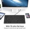 78 Keys Language Ultra Thin Keyboard Plug and Play Splash