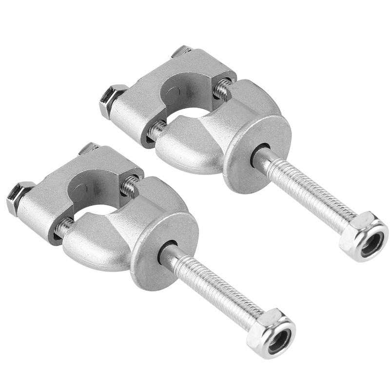 1 Pair Aluminum Alloy Motorbike Mount Riser 22mm Motorcycle Handlebar