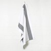 100% Cotton Tea Towel - Black Mini Chequered Pattern, Pack