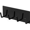 Yamazaki 3688 Magnetic Kitchen Tool Hook, 4 Tiers, Black, Approx.