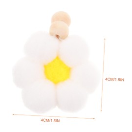 Totority 2pcs Flower Ornaments Floral Crib Decorations Crib Decoration Flower Pendant Decorative Hanging Ornament Car Interior Decor Hairball