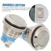 KONTONTY Replacement Doorbell Kit 2 Door Bell Push Buttons No