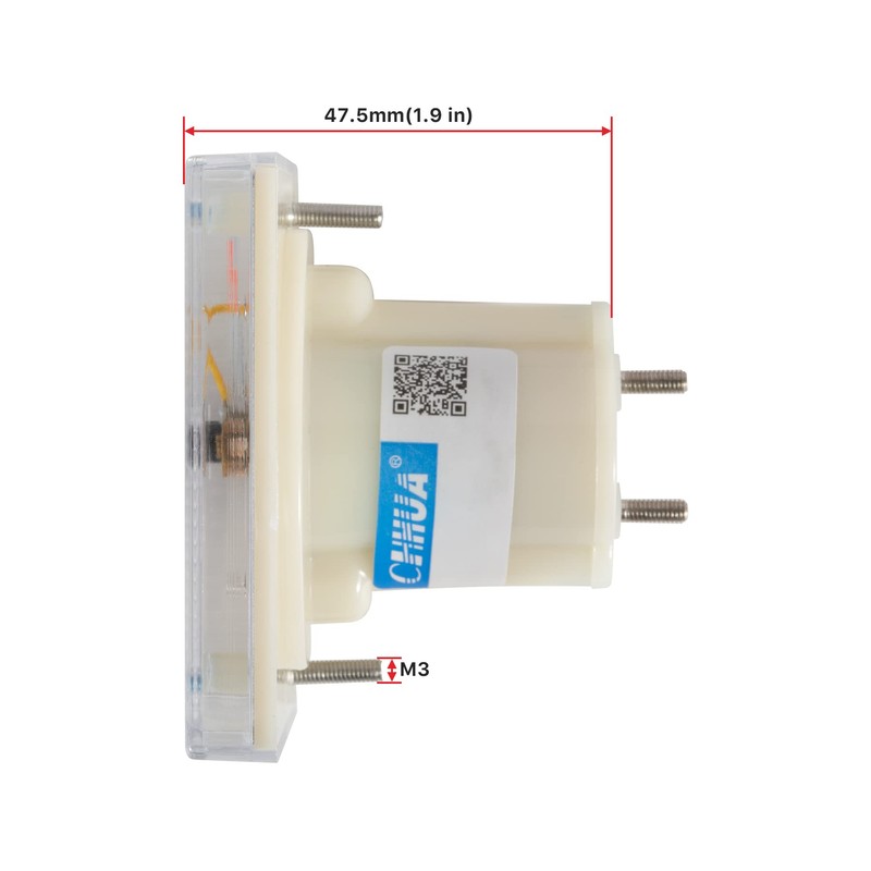 Cloudray 50mA Ammeter HUA 85C1 DC 0-50mA Analog Amp Panel