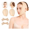 2pz Faja Mentonera Reduce Arruga Papada Y Adelgazante Facial