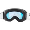 Black Crevice Ski Goggles with Spherical Lenses Black/Red Revo