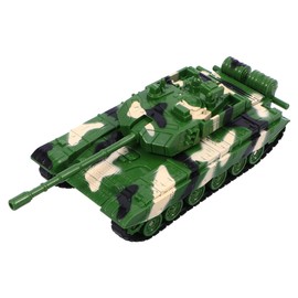Toyvian 1 Piece Army Tank Toy, Children's Military Tank Model Toy (Green)