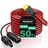 Hiutgowt 12AWG XT60 Solar Cable 50FT, XT60 Cable to Solar