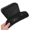 KOMBIUDA Bath Neck Pillow with Suction Cups Pu Cushion for