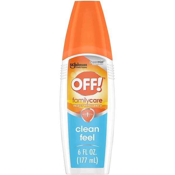 OFF! Family Care, Insect Spray II Clean Feel, 6 oz (Pack of 3)