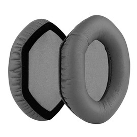 Geekria QuickFit Replacement Ear Pads for V-Moda Crossfade Wireless, M-100, LP, LP2, Crossfade 2, Crossfade 3 Headphones Ear Cushions, Headset Earpads, Ear Cups Cover Repair Parts (Grey)
