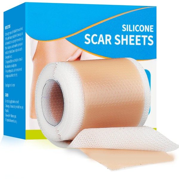 NAYSAYE Silicone Scar Tape, Breathable Scar Tape for Surgical Scars,