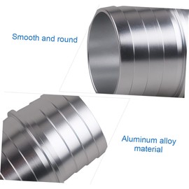 SEWOART 2 x Cooling Hose Connector Radiator Hose Nozzle Splice Adapter for Radiator Hose Reducer for Hose Nozzles Radiator Hose Coupling Coolant Hose Aluminium Alloy