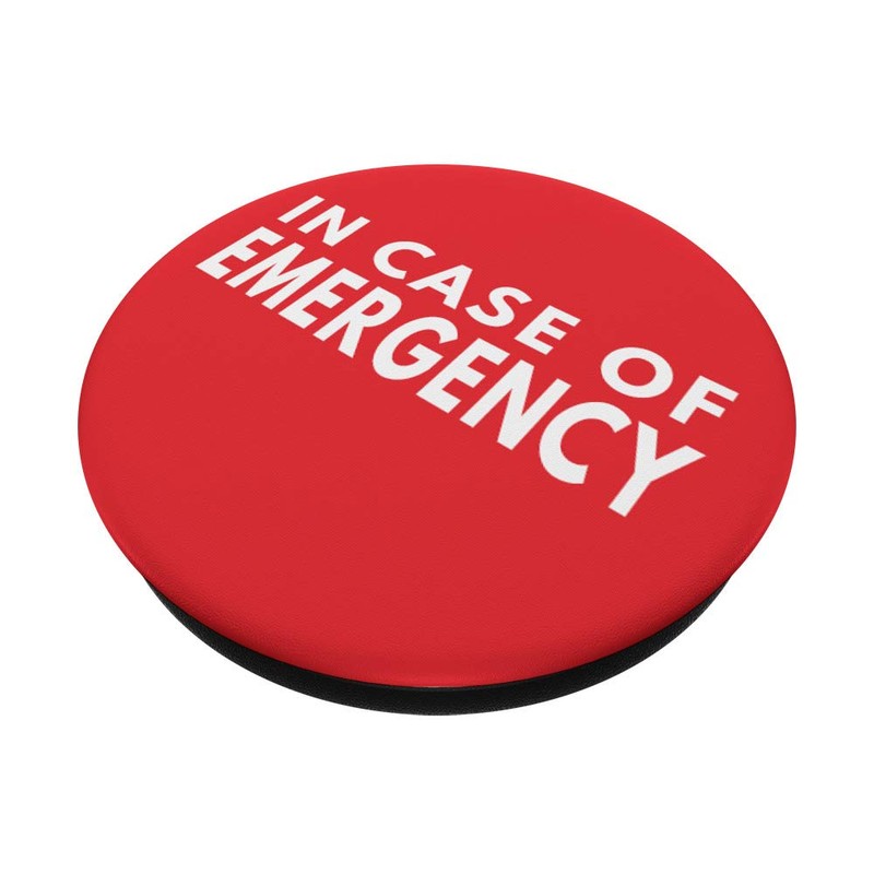 Big Emergency Button - Funny Red Stand Grip Accessories