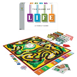 Winning Moves The Game Of Life With 1960 Artwork & Gameplay, Winning Moves Games USA, Classic Game: Original 1960's Version, Spinner, Mountains, Insurance, Career Options, Marriage, etc. 2-6 Players Age 10+