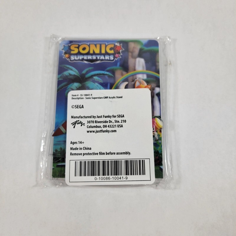Sonic NEW Sonic Superstars GWP Acrylic Display Stand GameStop SEALED