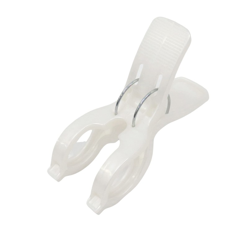 Towa Sangyo Neosul Double Spring Clothespins Wide Rod Pinch White/Blue