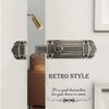 KAFENDA Vintage Gate Latch Zinc Alloy Slide Lock Heavy Duty