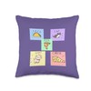 Taco Cat Goat Cheese Pizza Artwork Throw Pillow
