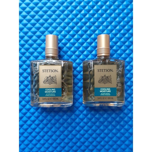 Stetson LOT OF 2 STETSON COOLING MOISTURE AFTER SHAVE APRES