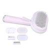 5 in 1 Pet Slicker Brush One Button Hair Removal
