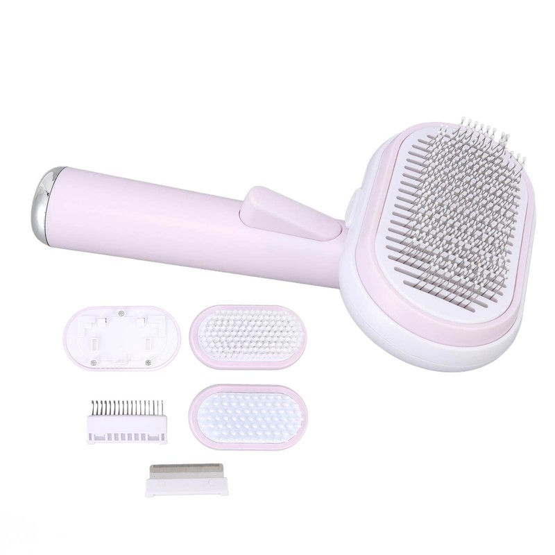 5 in 1 Pet Slicker Brush One Button Hair Removal