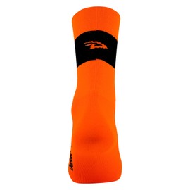 DeFeet Aireator Team Double Cuff Socks, Neon Orange, X-Large