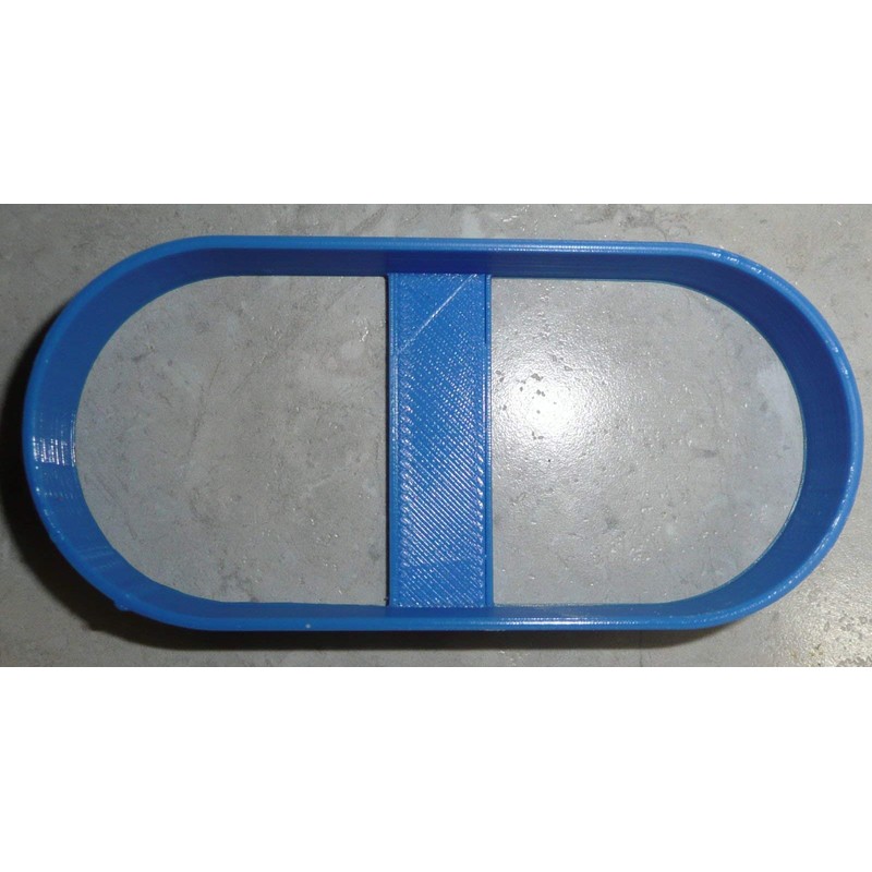 YNGLLC Oblong Round Rectangle Geometric Elongated Pill Shape Oval Cookie