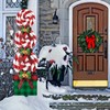 Christmas Candy Decorations Outdoor 50In Peppermint Xmas Yard Stakes Giant